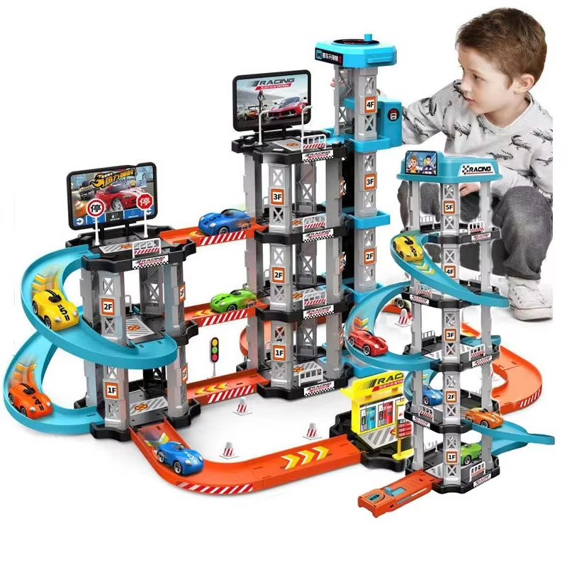 Hot Wheels Car Track Sets - 자동차 경주 트랙 경사로 장난감 어린이